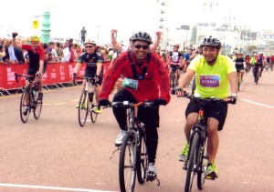 London to Brighton finish line 2015